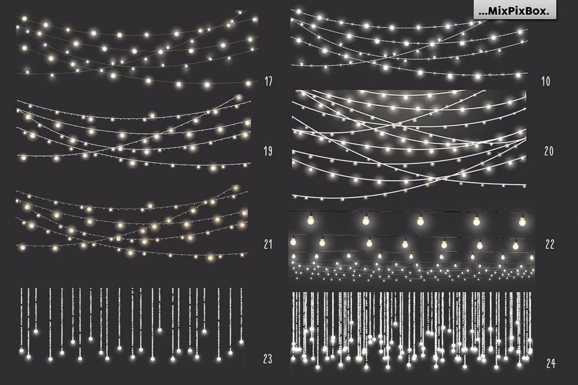 Festive String Lights Overlays - view 6