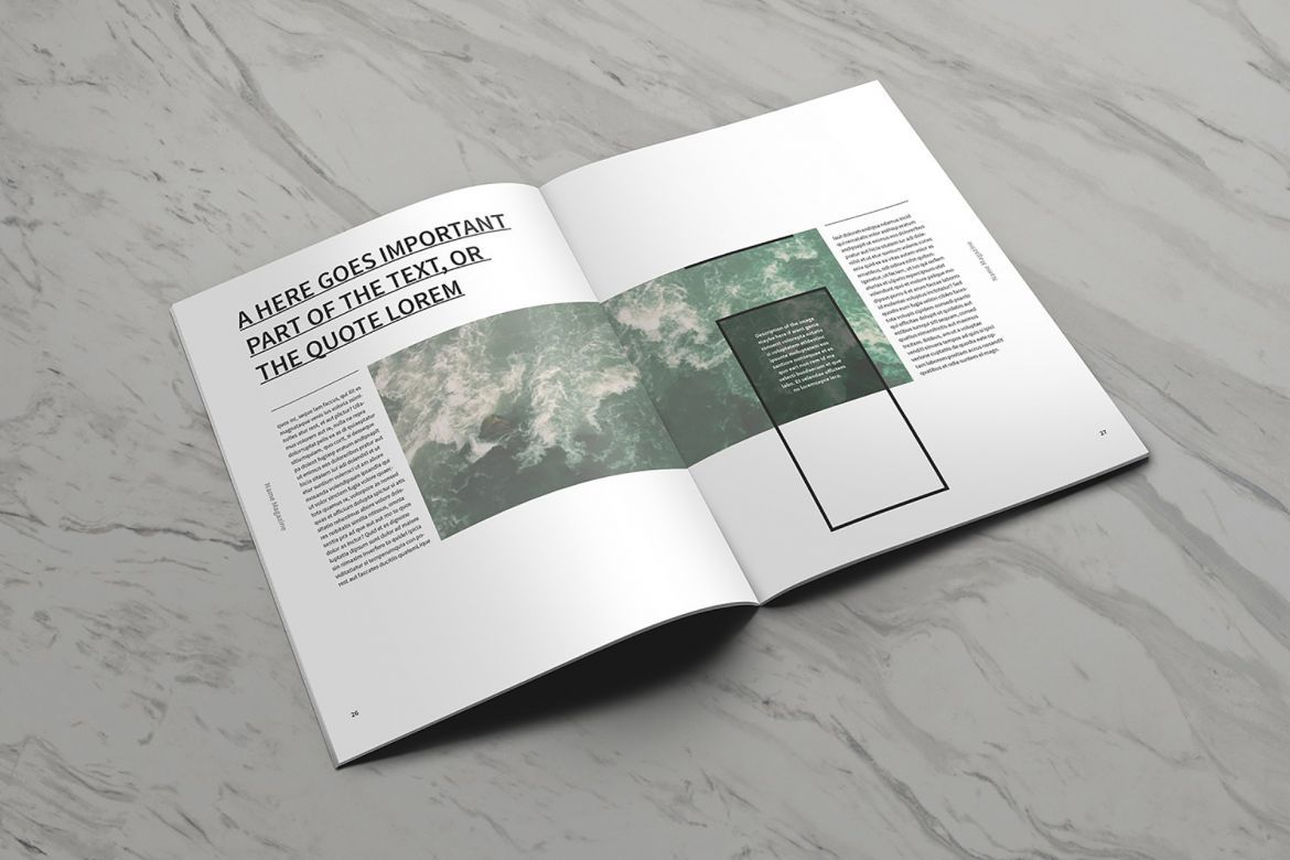 Moore Indesign Template - view 4