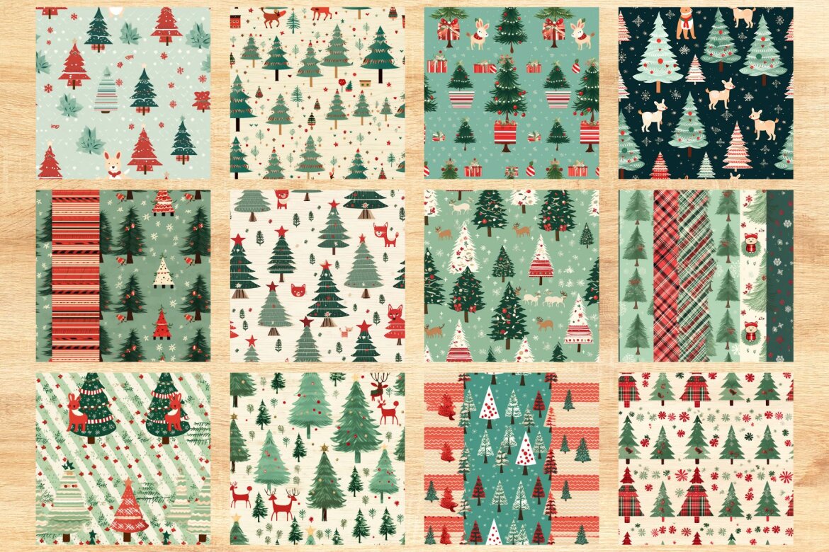 Christmas Deer Cute FREE Patterns - view 3