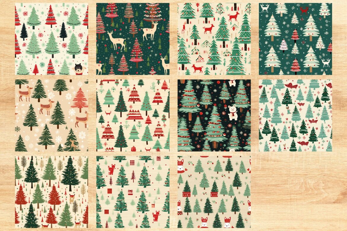 Christmas Deer Cute FREE Patterns - view 4