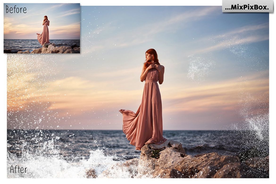 Water Splash Photo Overlays - view 3