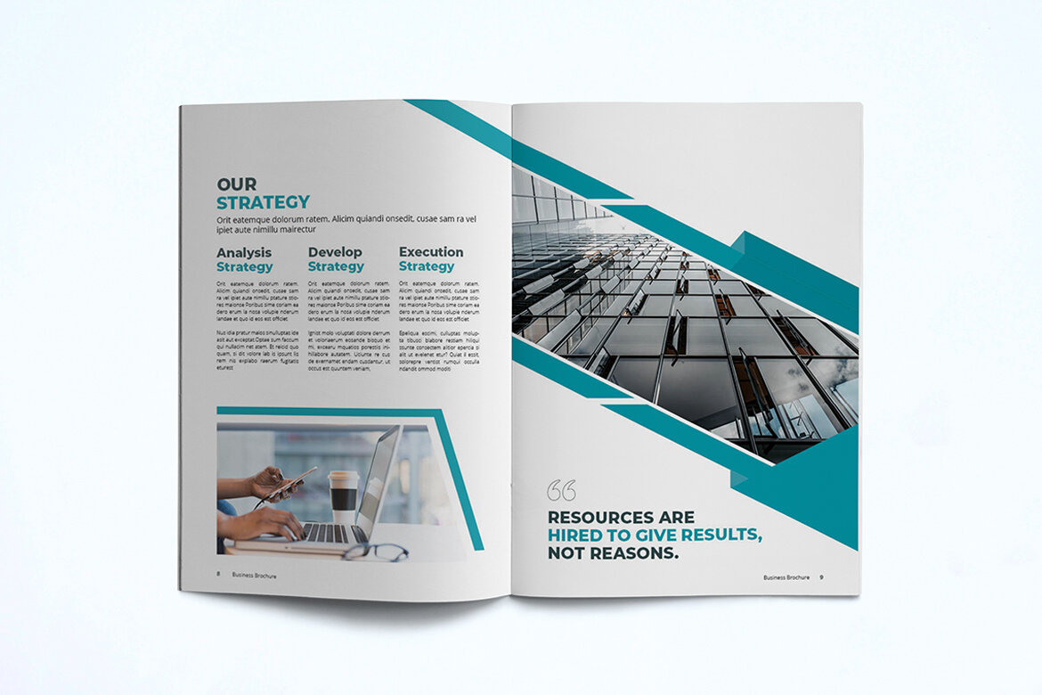 Free Business Brochure Template - view 6