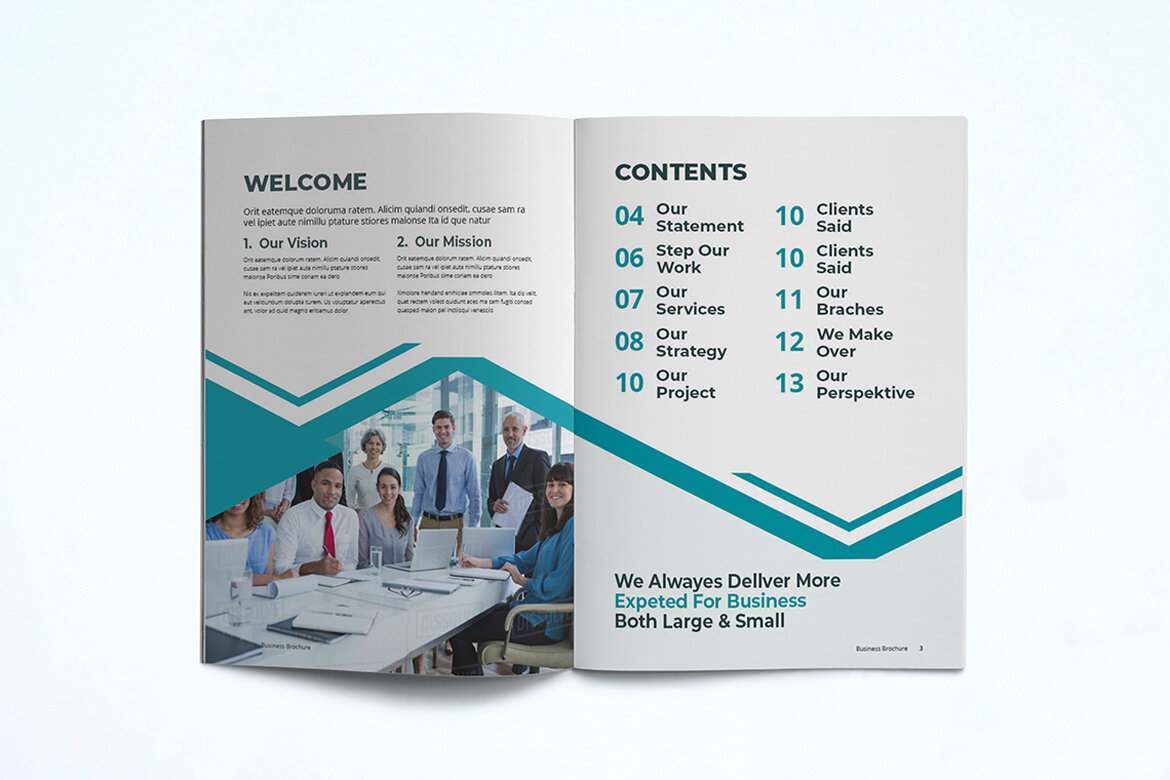 Free Business Brochure Template - view 3