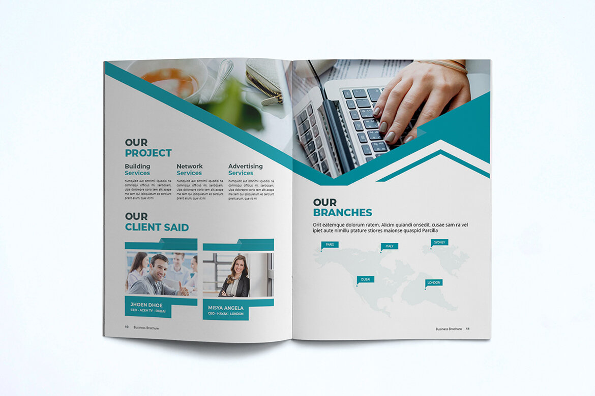 Free Business Brochure Template - view 9