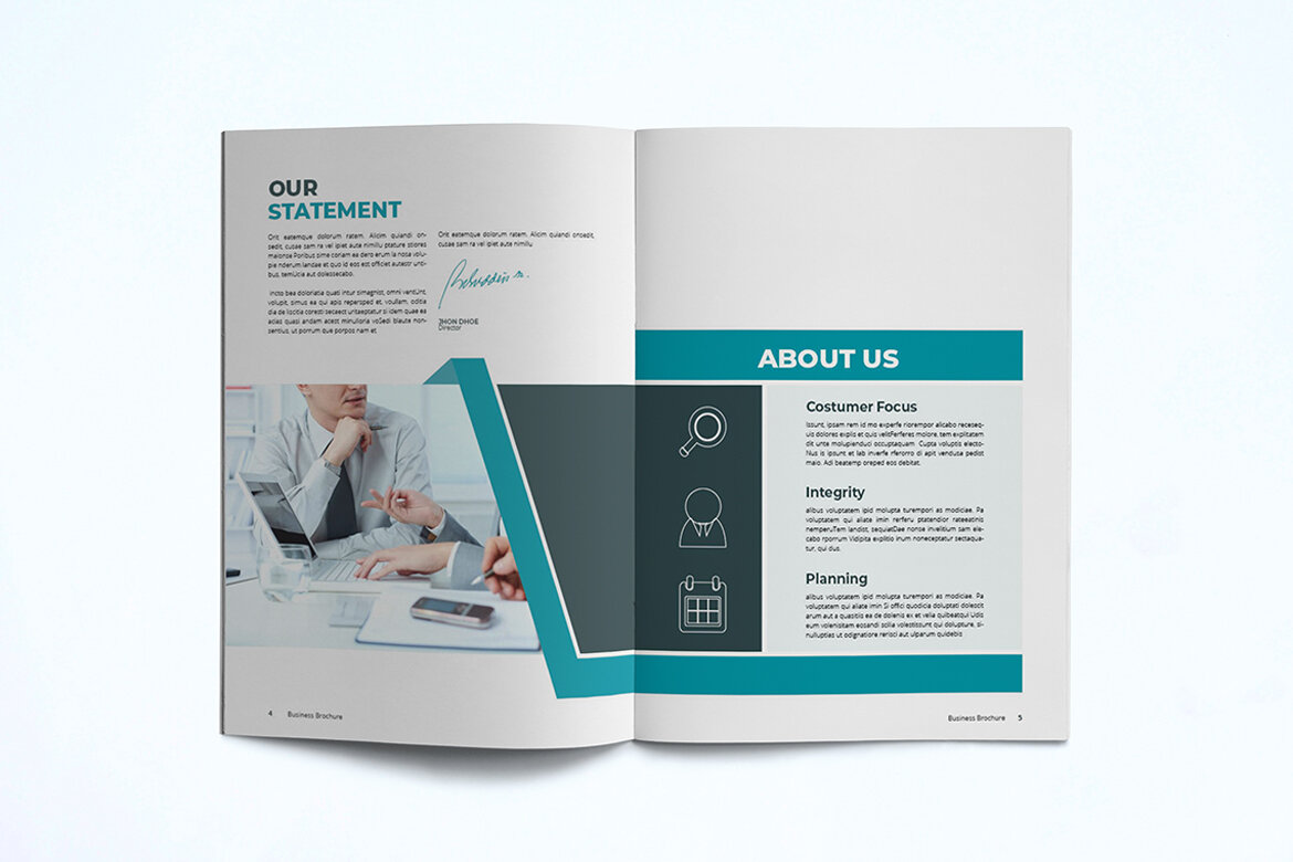 Free Business Brochure Template - view 4