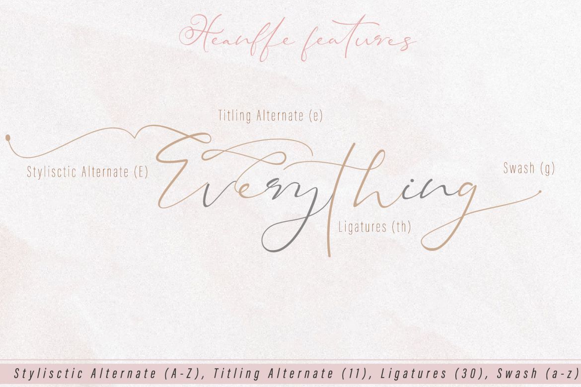 Heanffe Script - view 5