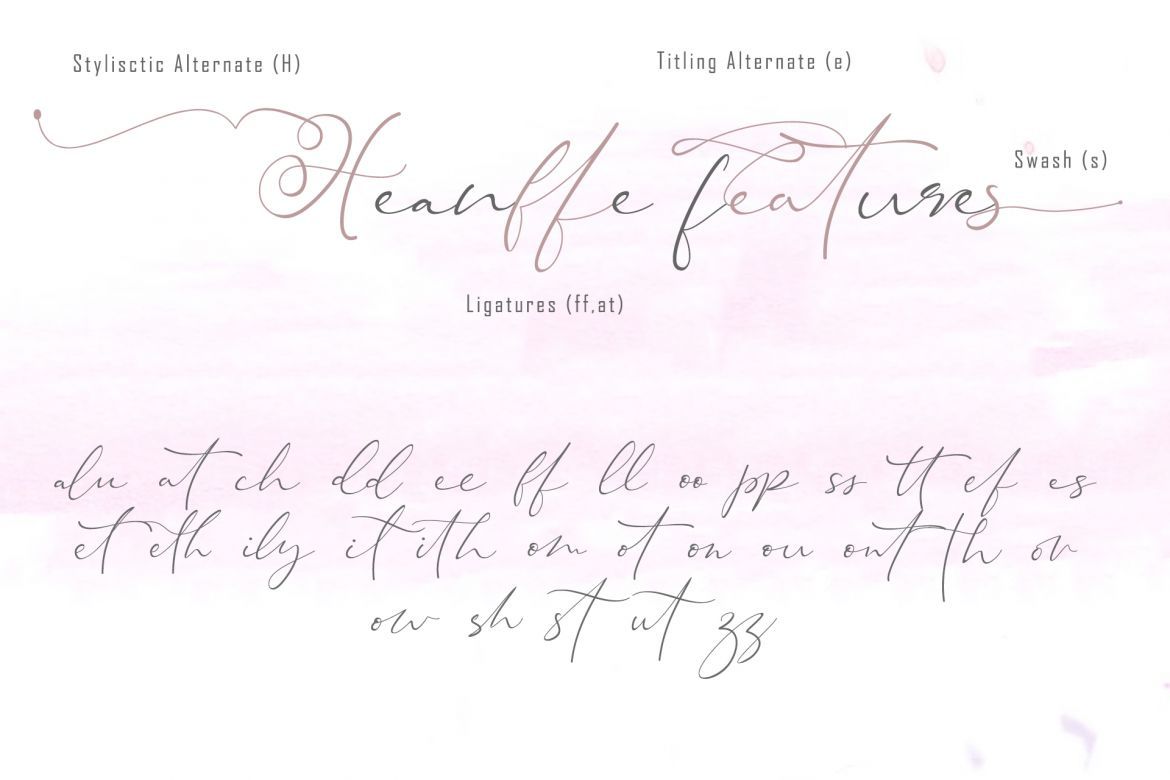 Heanffe Script - view 6