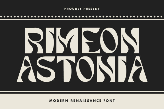 Rimeon Astonia FREE Renaissance Font