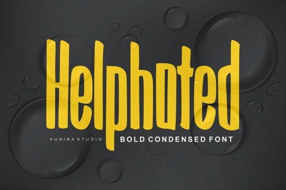 Helphoted Bold Condensed FREE Font