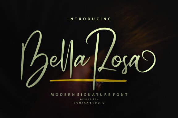 Bella Rosa - FREE Modern Signature