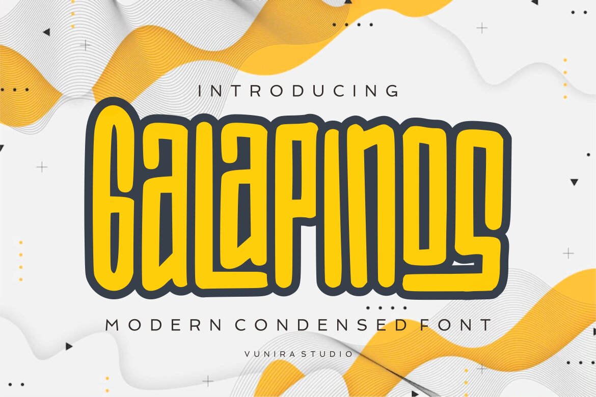 Galapinos - FREE Condensed Font - view 5