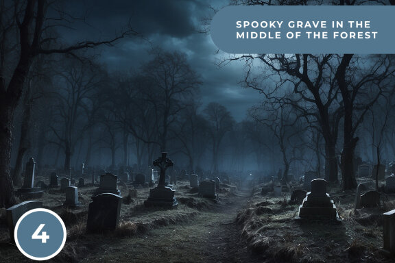 Spooky Grave - 4 Free Stock Illustrations
