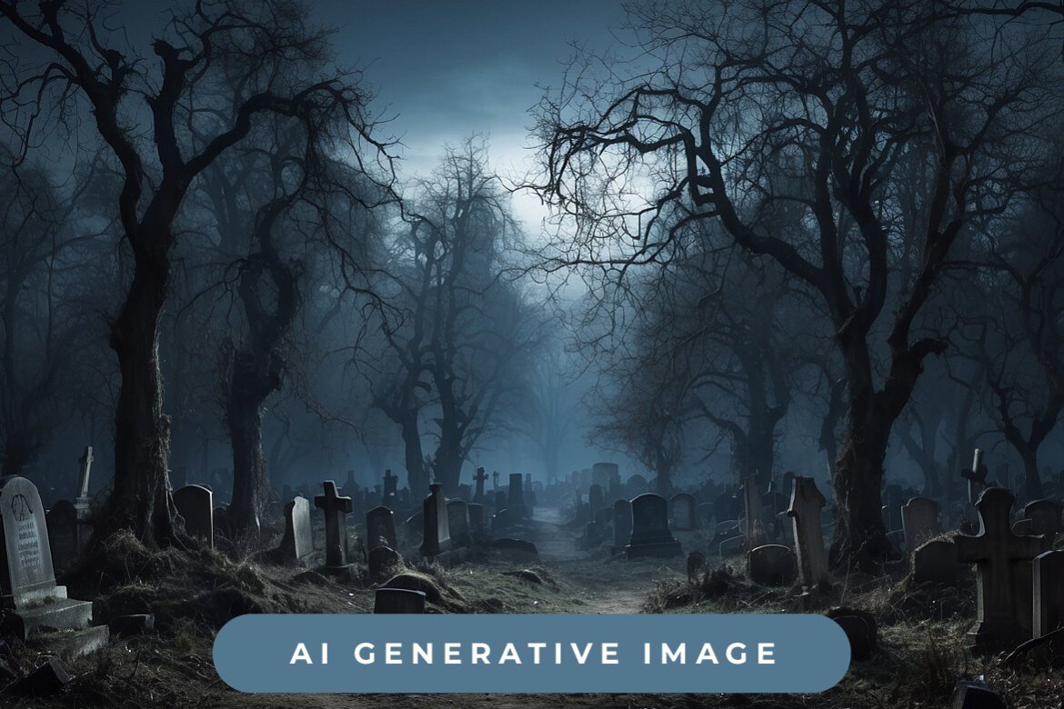 Spooky Grave - 4 Free Stock Illustrations alt