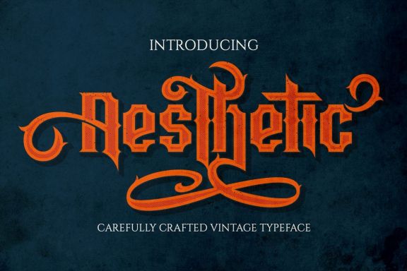 Aesthetic Vintage Font