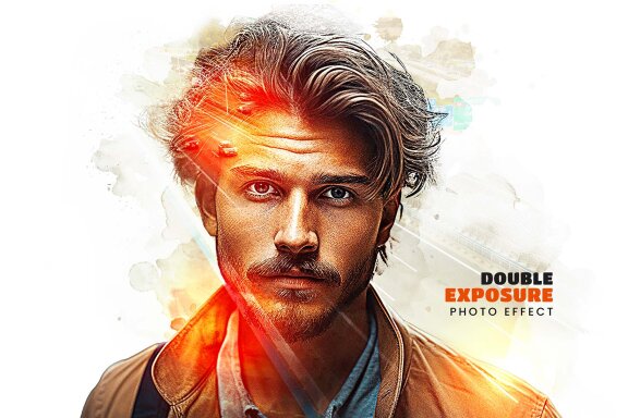  FREE Double Exposure Photo Template