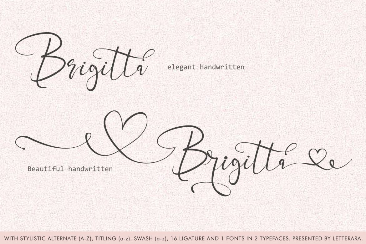 Brigitta Script - view 2