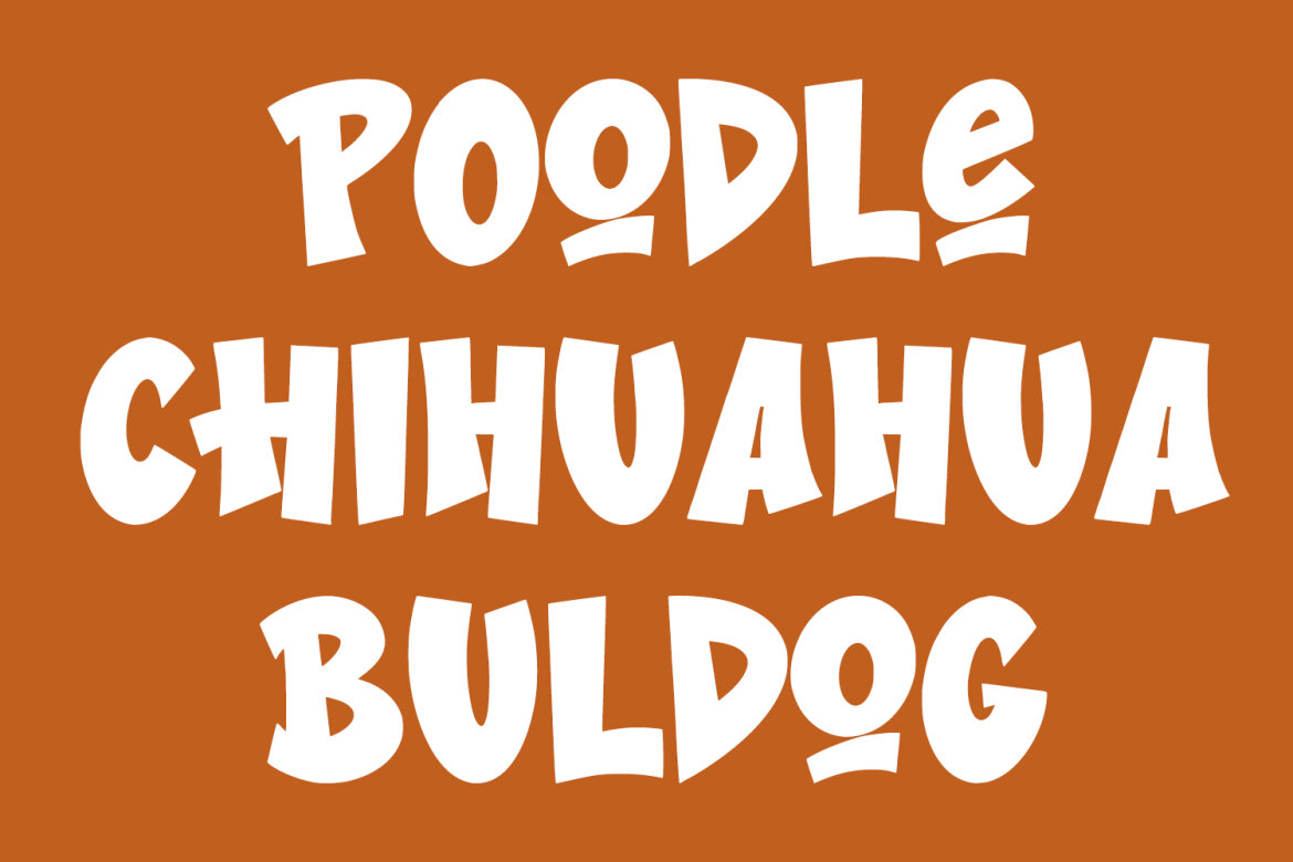 Peekpok Comic FREE Font alternate