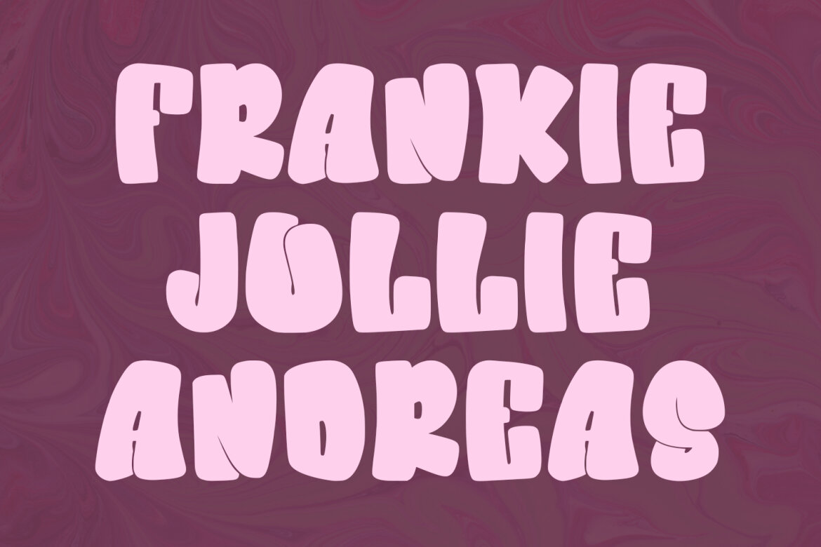 Lovial Fat Bubble FREE Font - view 6