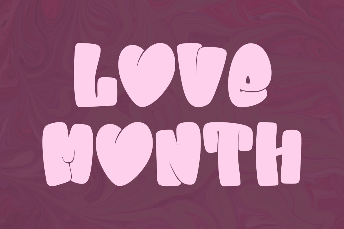 Lovial Fat Bubble FREE Font alternate