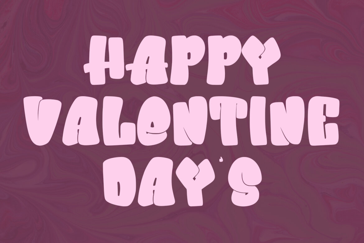 Lovial Fat Bubble FREE Font - view 4