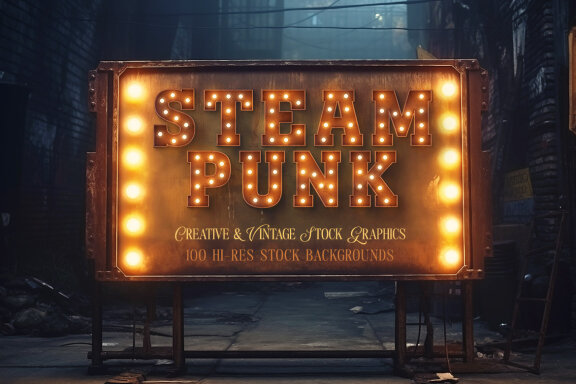 100 Free Steampunk Frames & Backgrounds