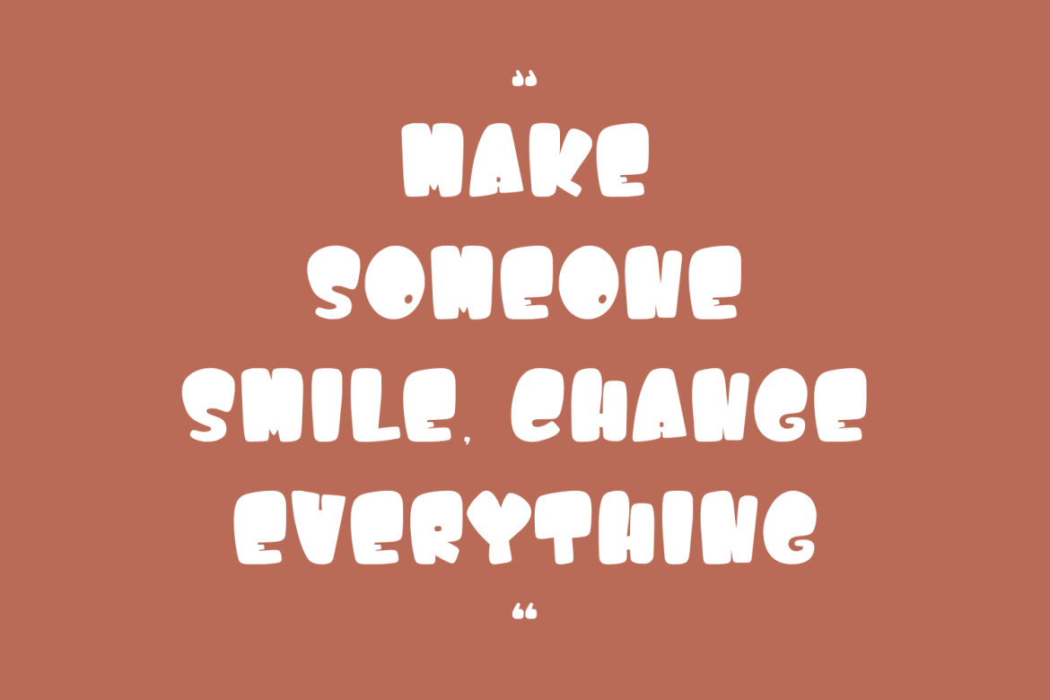 Zyzoo Bold FREE Font - view 6