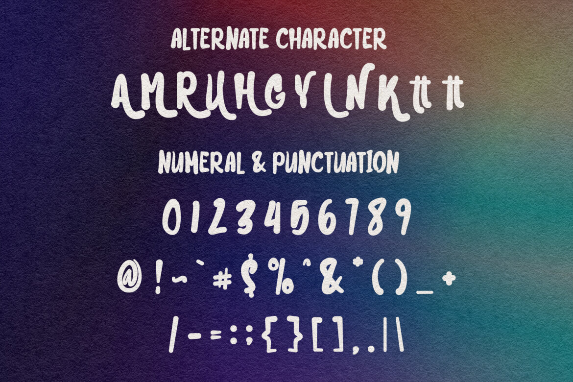 Hologram Theograph FREE Font - view 6