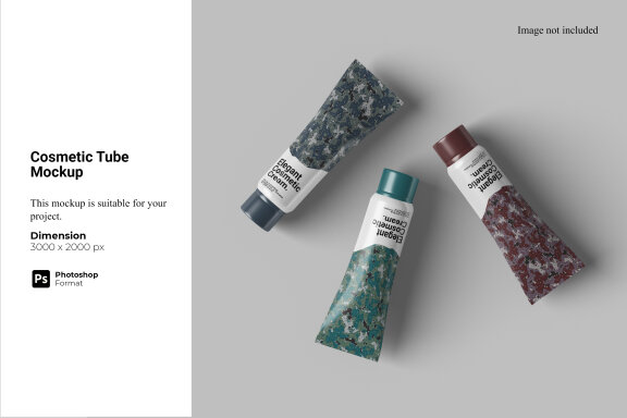 Cosmetic Tube FREE Mockup