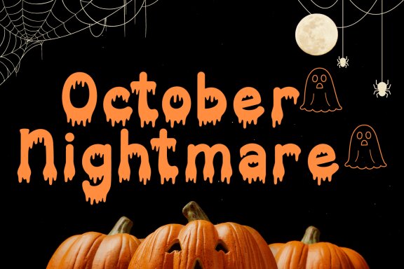 October Nightmare FREE Font