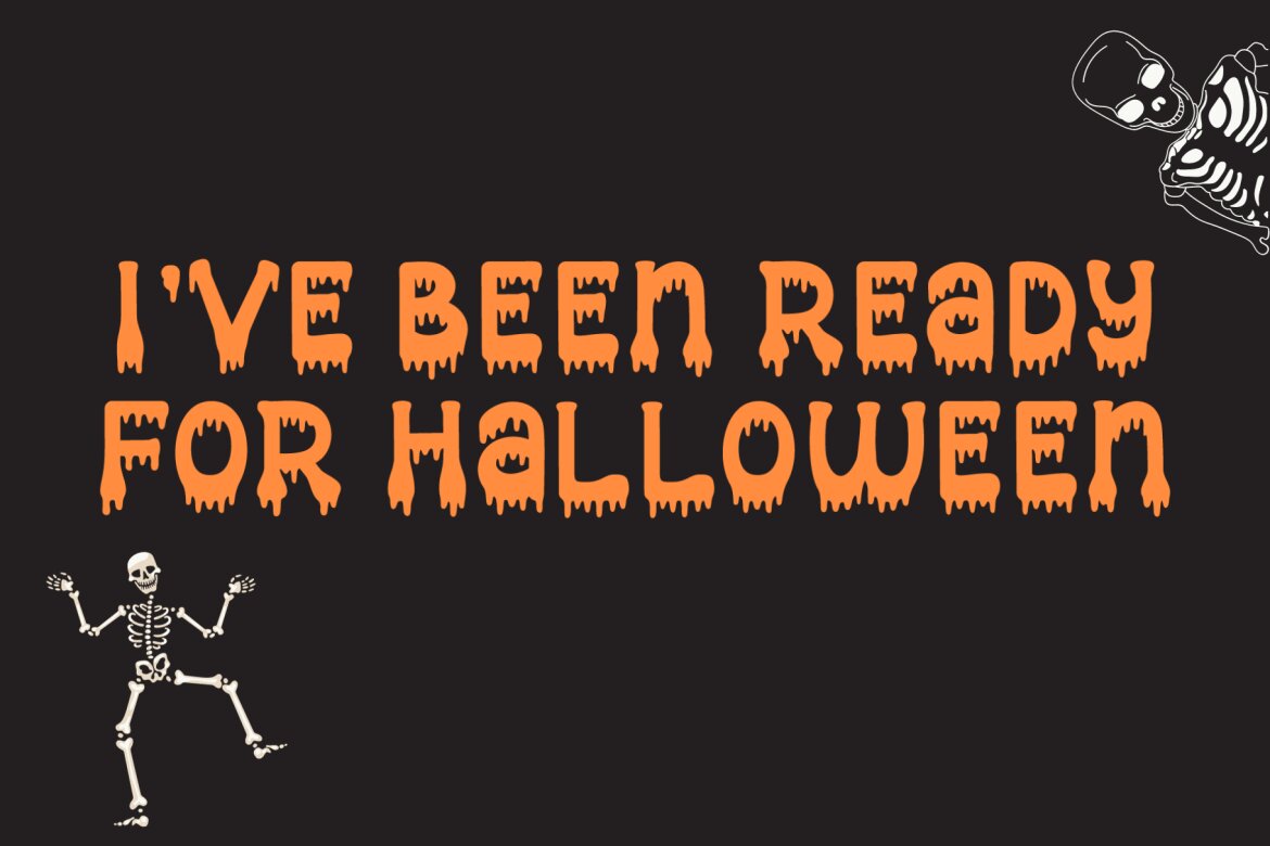 October Nightmare FREE Font - view 6