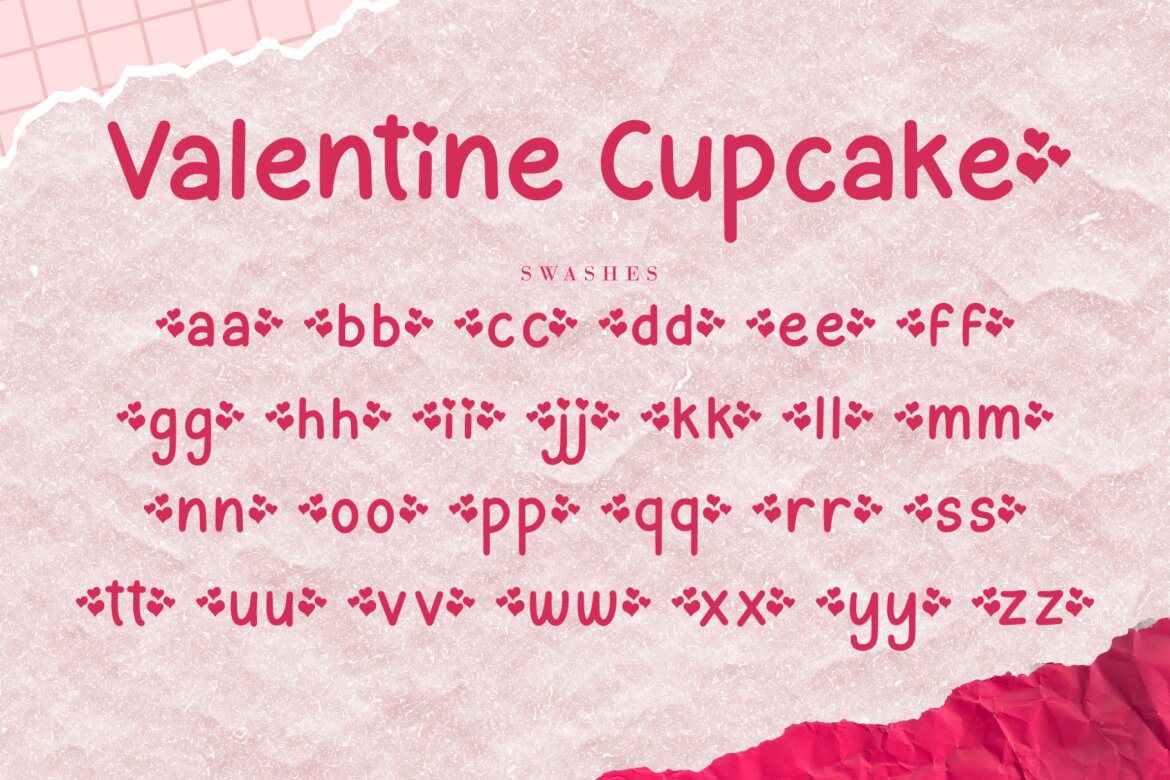 Valentine Cupcake FREE Font - view 8