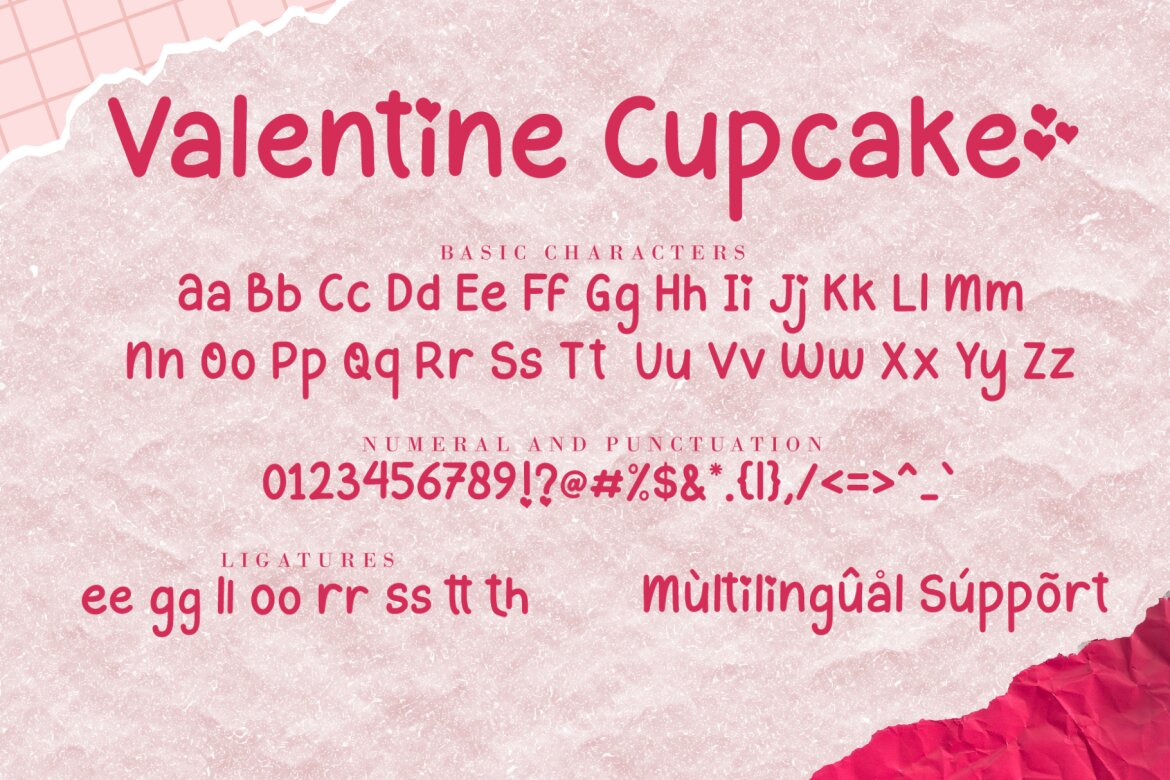 Valentine Cupcake FREE Font - view 7