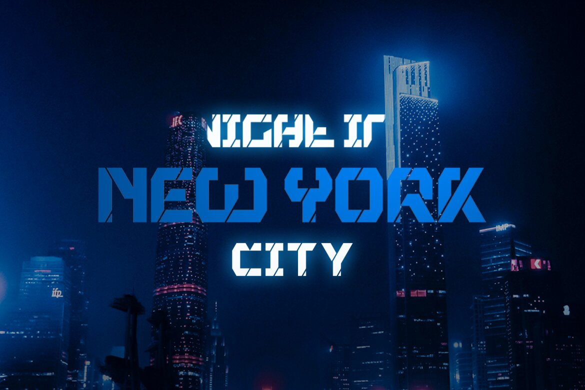 Alkeron - FREE Display Futuristic Font - view 5