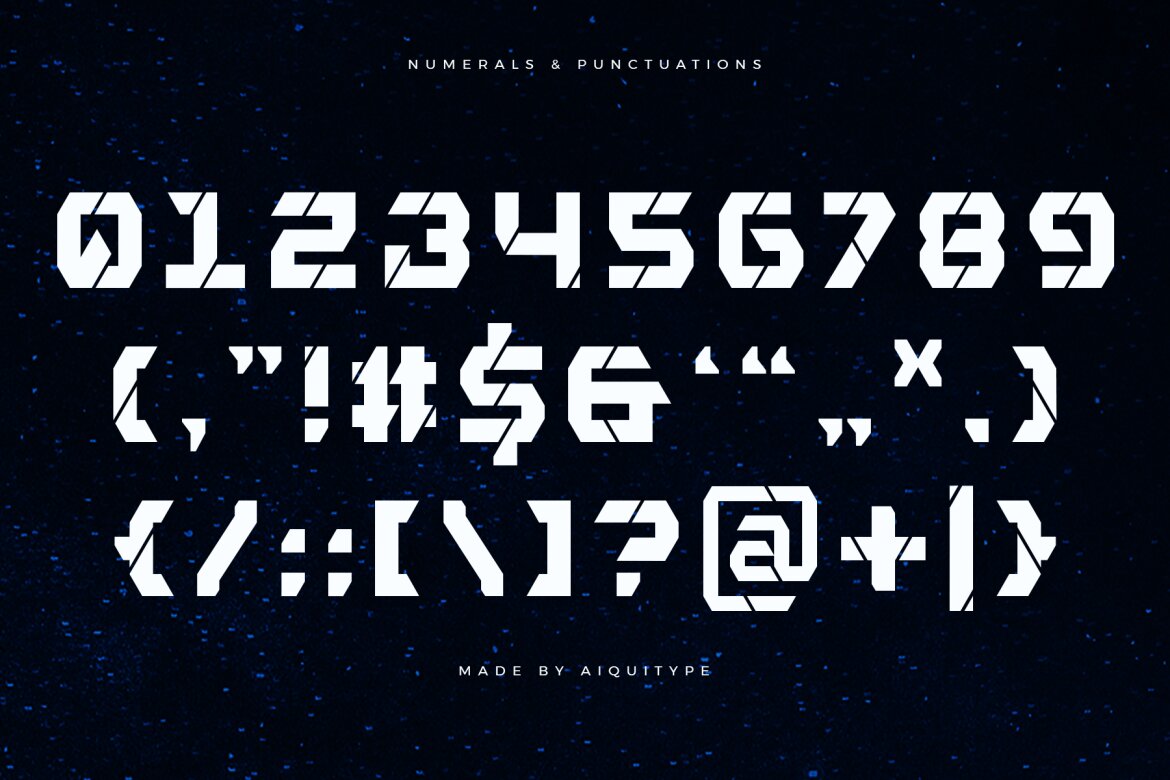 Alkeron - FREE Display Futuristic Font alternate