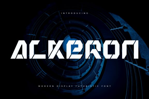 Alkeron - FREE Display Futuristic Font
