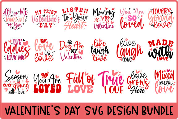 Valentine's Day FREE SVG Design Bundle
