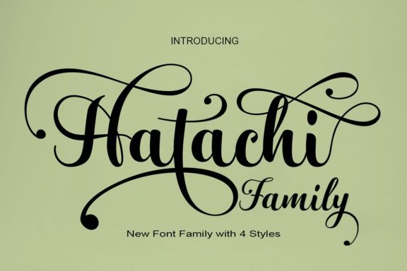 Hatachi Font Family
