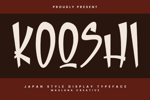 Kooshi Japanese FREE Font