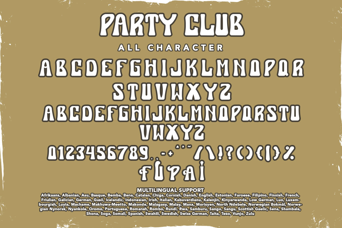 Party Club FREE Groovy Font - view 7
