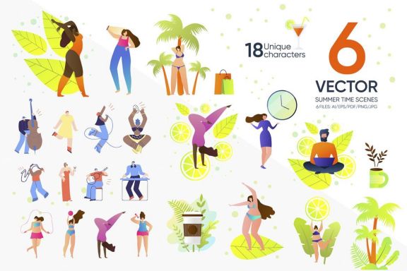 Summer Time Flat Collection