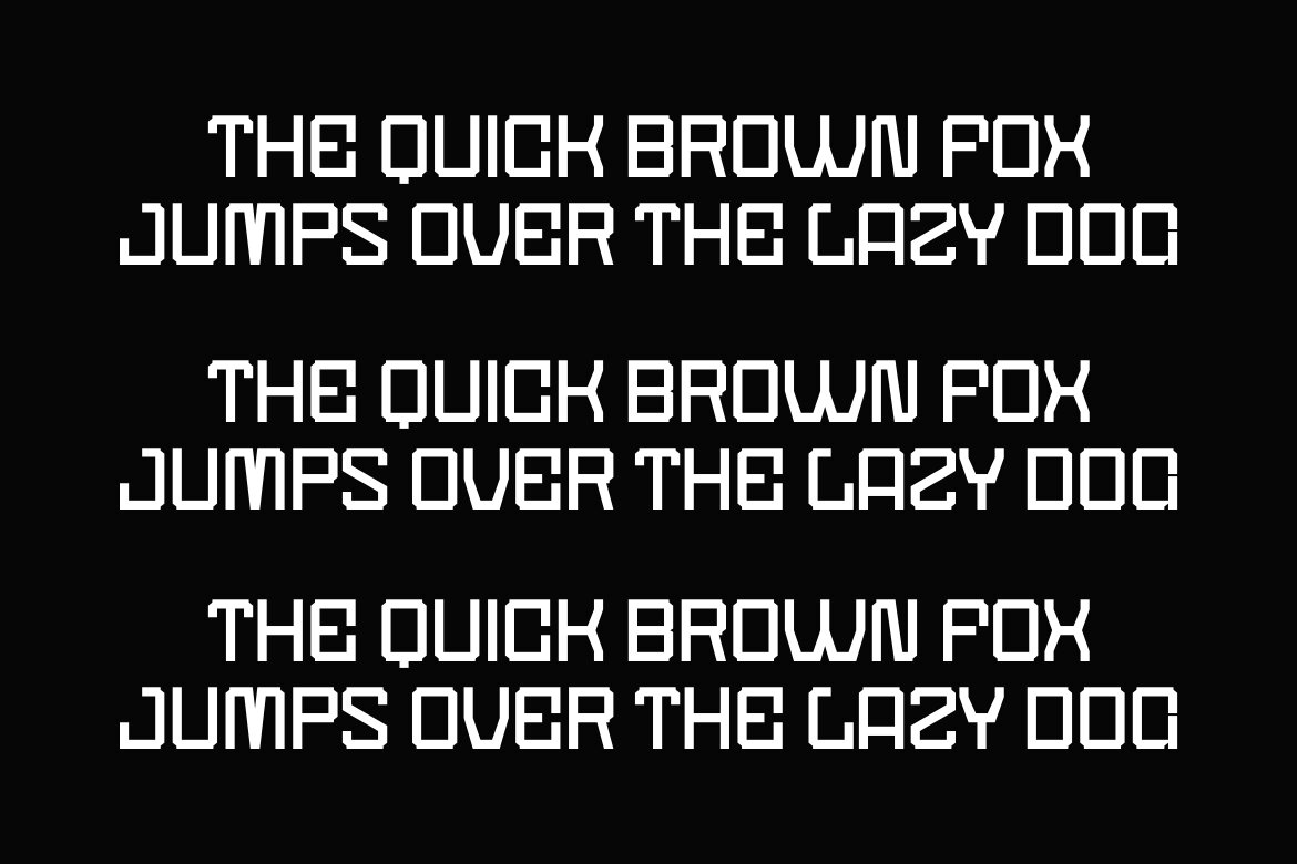 KIDBOMBA FREE Tech Font alternate