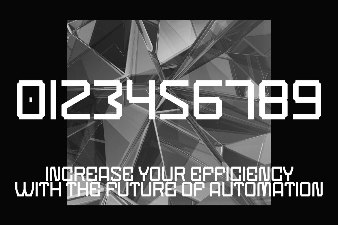 KIDBOMBA FREE Tech Font - view 4