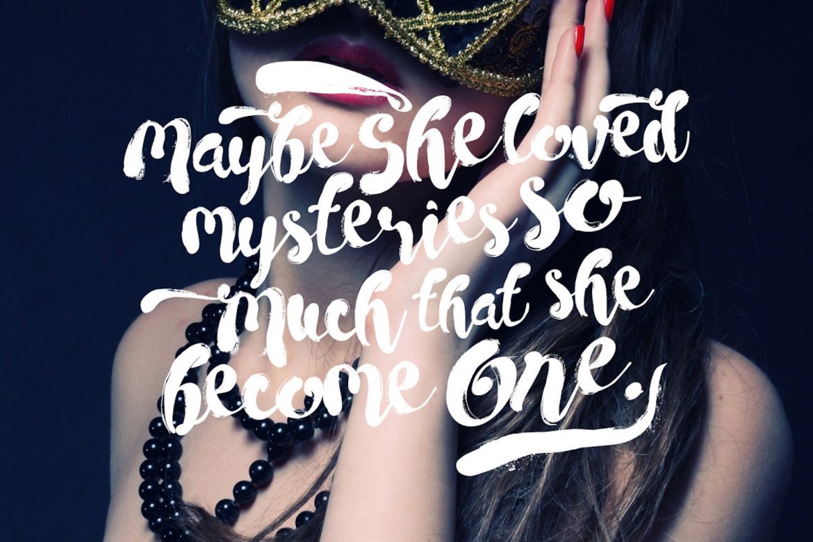 Morracle Brush Font - view 2