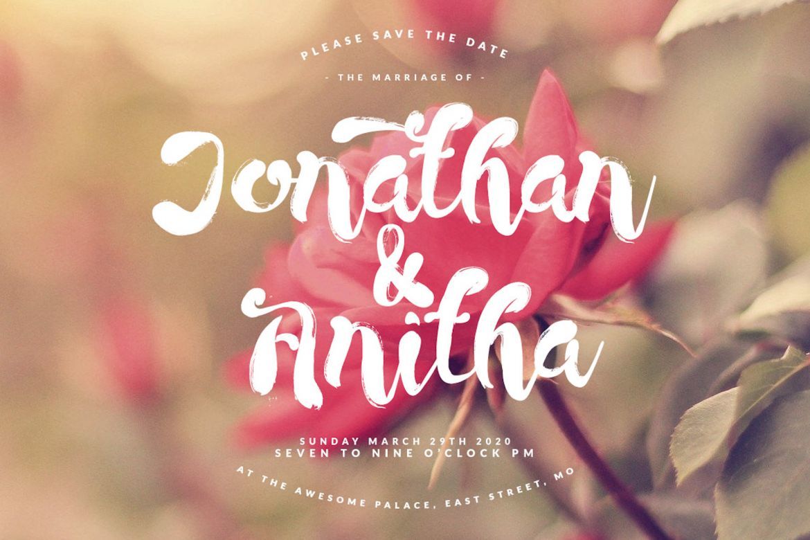 Morracle Brush Font - view 3