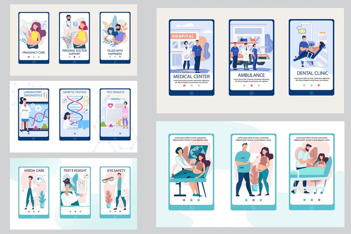 Medicine Scenes Flat Collection alt