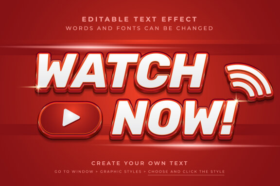 FREE Vector Text Effect - Watch Now