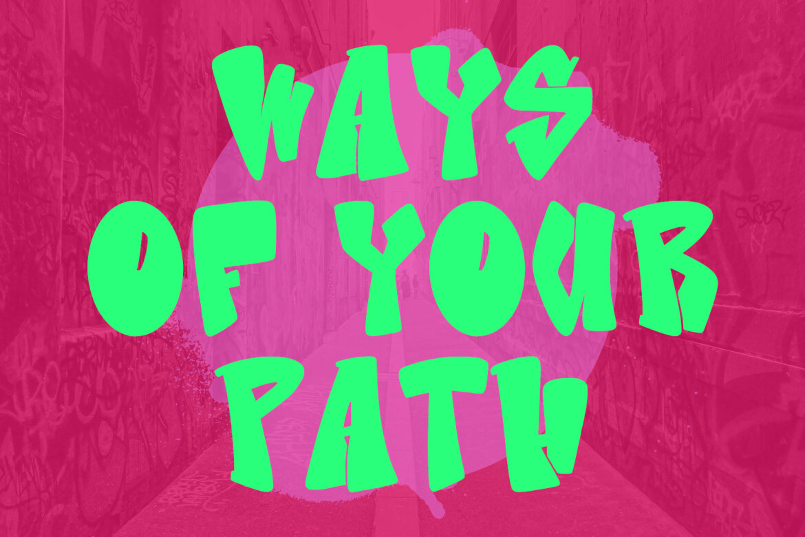 Dypre Graffiti FREE Display Font - view 3