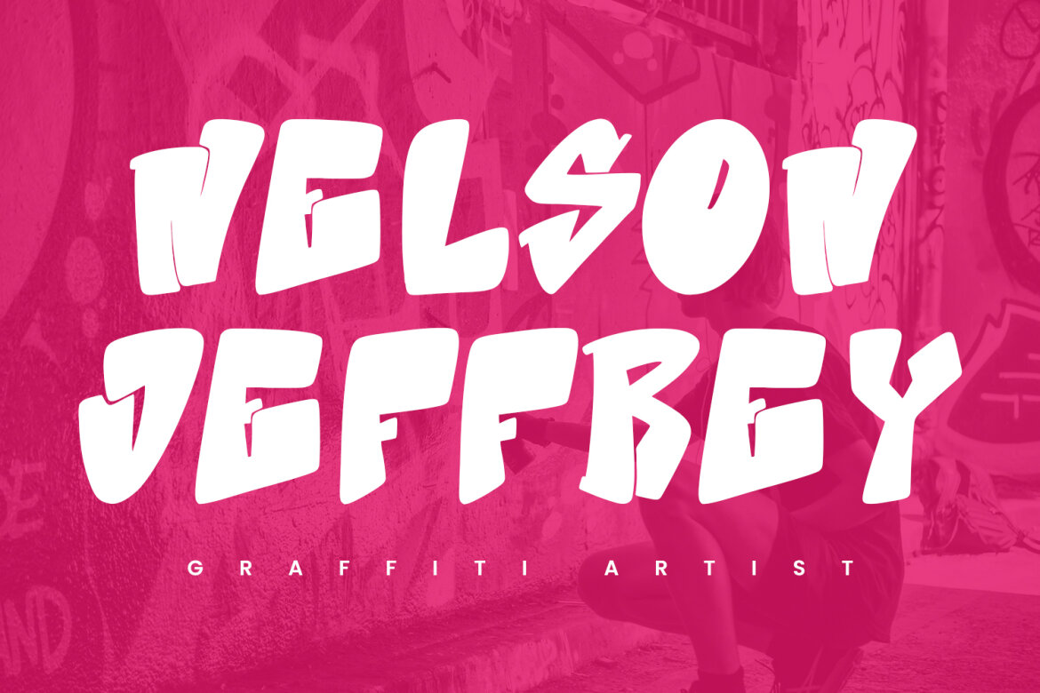 Dypre Graffiti FREE Display Font - view 5