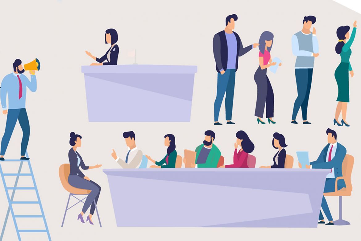 Recruitment Flat People Collection alt