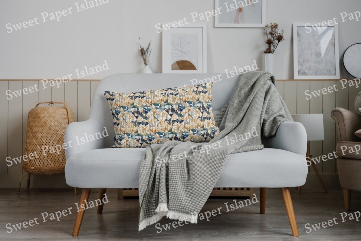 9 FREE Digital Papers - Mosaics In Watercolor alternate